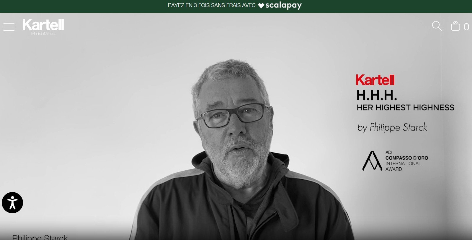 Kartell liste des marques selon rezoactif.com