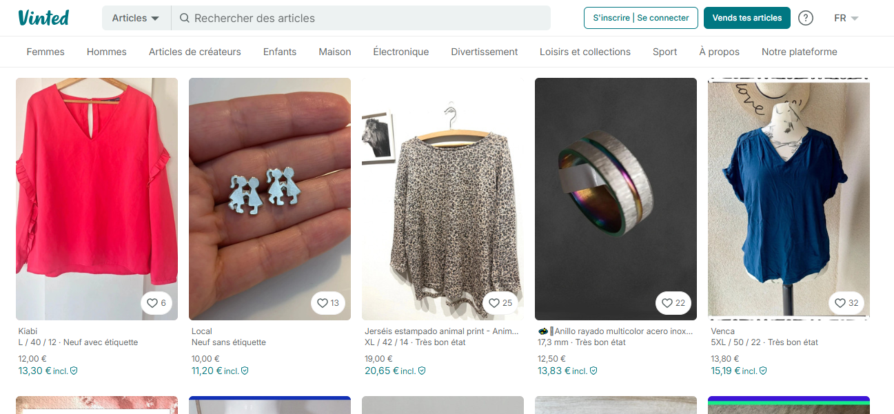 Comment classer ses articles sur Vinted 